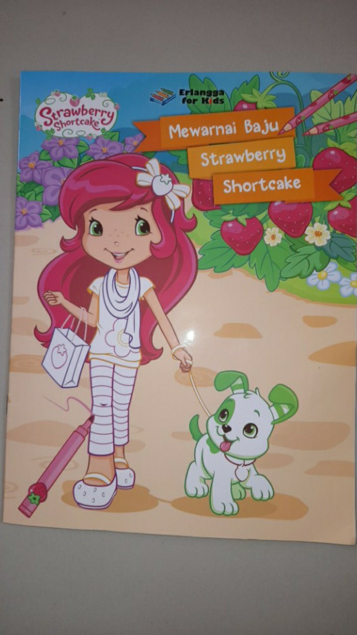 Buku Anak Strawberry Shortcake Mewarnai Baju Strawberry Shortcake Shopee Indonesia