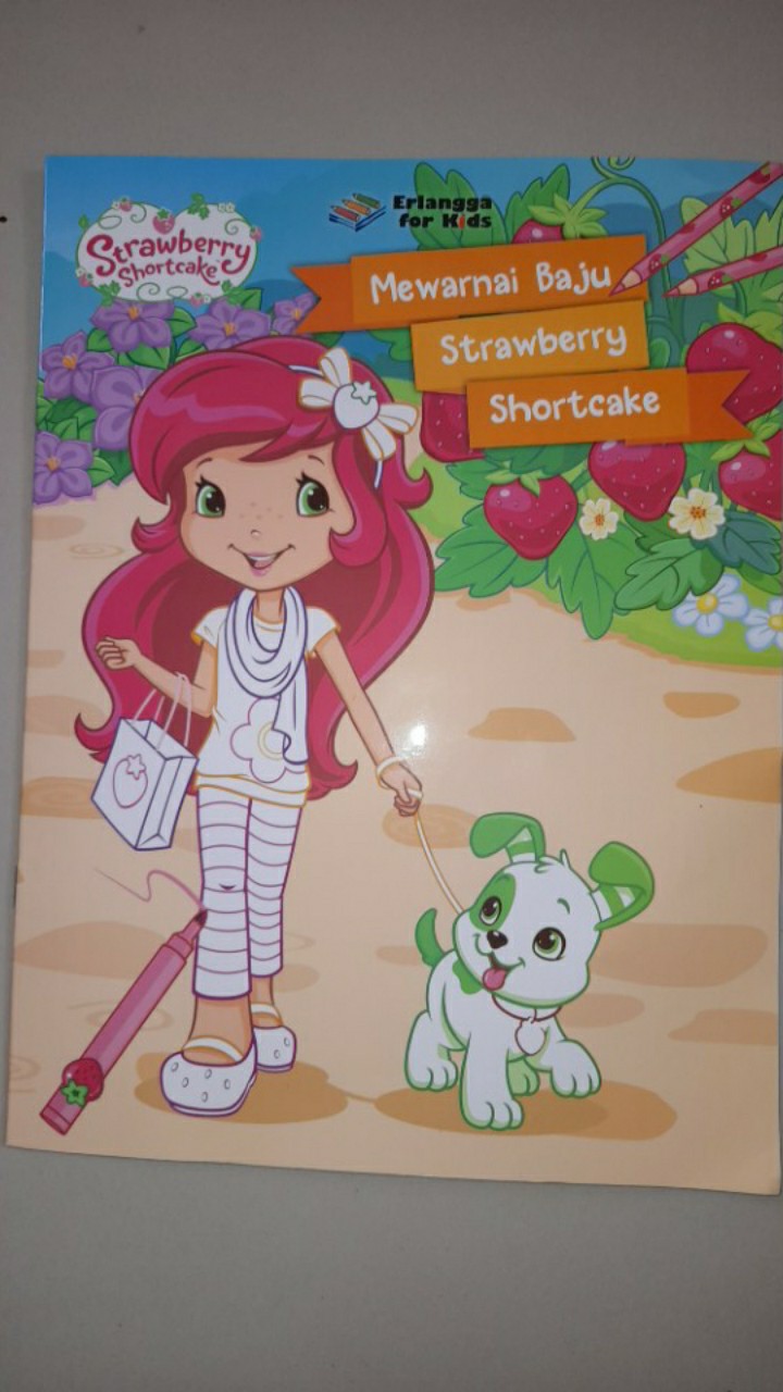 Mewarnai Shortcake / Jual Produk Buku Mewarnai Strawberry ...