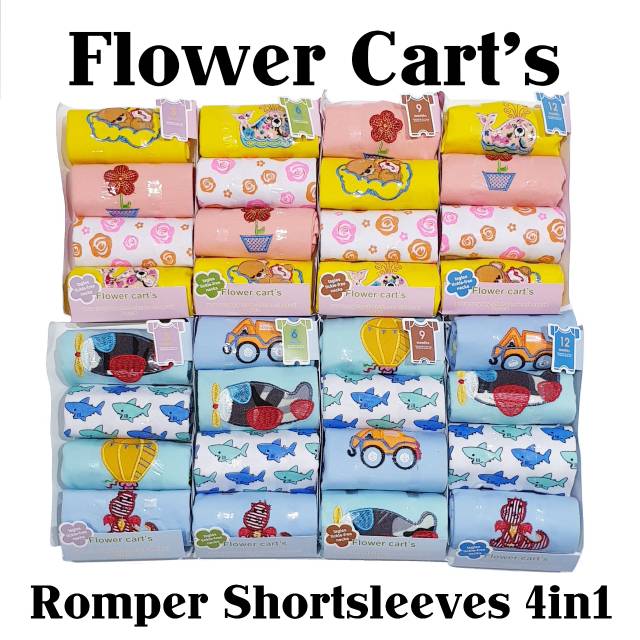 Romper Flower Cart (SNI) isi 4pcs