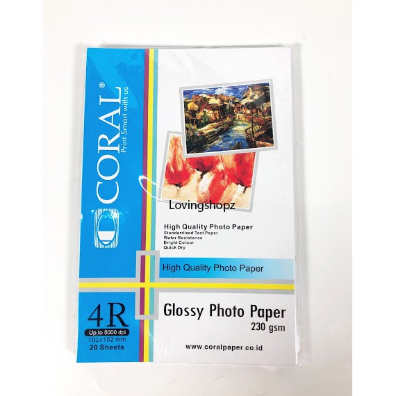 

Kertas Foto 4R 230 gram, Kertas Foto PostCard, Kertas Foto 4R Coral
