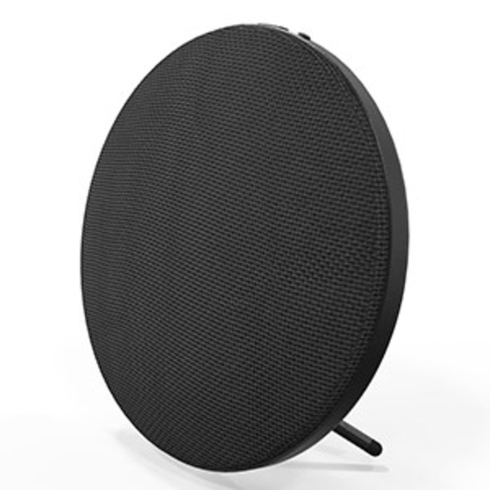 New Trend Vivan VSB810 Bluetooth V41 Fashionable Linen Mesh Round Speaker Black