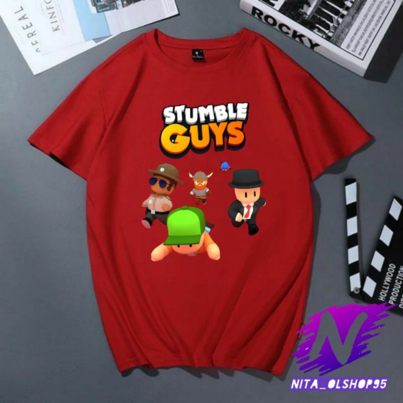 kaos anak stumble guys terbaru baju stumble guys