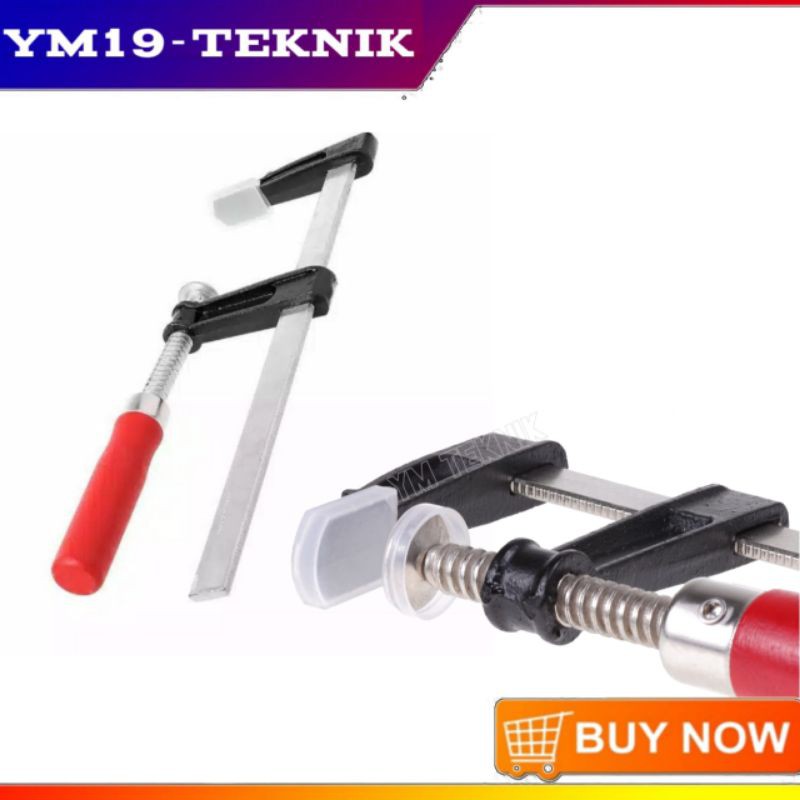 Clamp f Mini 60 Cm Penjepit Press Kayu 5 Cm X 600 mm klem f 60 Cm Jepitan Kayu 60Cm