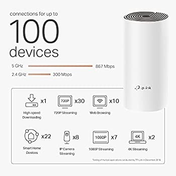 TP-LINK Deco E4 - AC1200 Dual-Band Whole Home Mesh Wi-Fi System