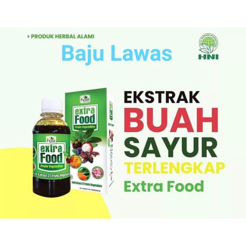 HNI HEALTH Extrafood EXTRA FOOD  Original - Suplemen Nafsu Makan HNI HPAI