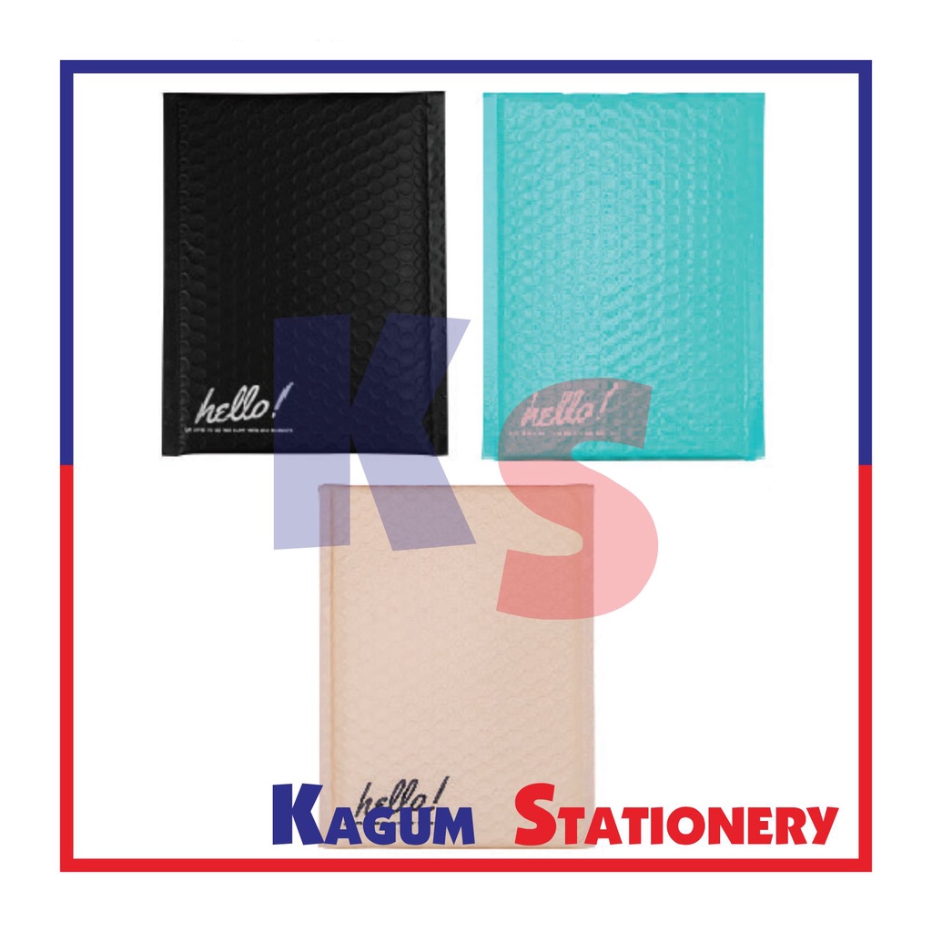 

BUBBLE MAILER HELLO SERIES 25 CM X 33 CM + ( 4 CM LID )