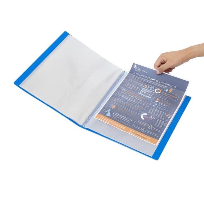 

Office & Stationery | Document Organizer | Bantex Display Book 60 Pockets Folio Cobalt Blue #3187 11 | Best Seller