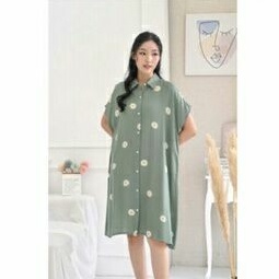 Pola Baju Instan Lula Home dress 052 - Pola Daster wanita untuk Produksi konveksi - Homedress Sewing pattern