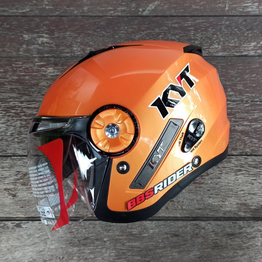 Helm KYT Mine Orange Bumblebee