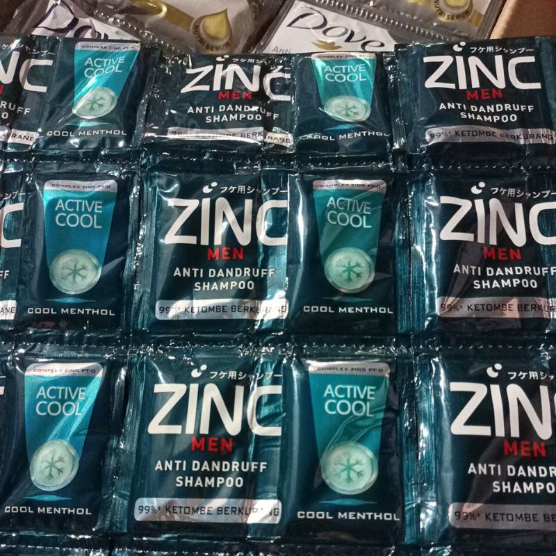 SHAMPOO ZINC RENTENG isi 12 isi 24 sachet