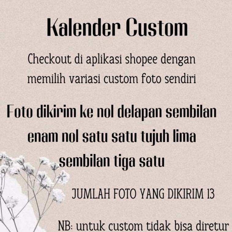 

(H6J8) ★ Kalender Meja/duduk 2022 dan 2023 ada Pasaran Jawa/tanggal jawa ukuran A5 , bisa custom foto sendiri //Sangat@nyaman