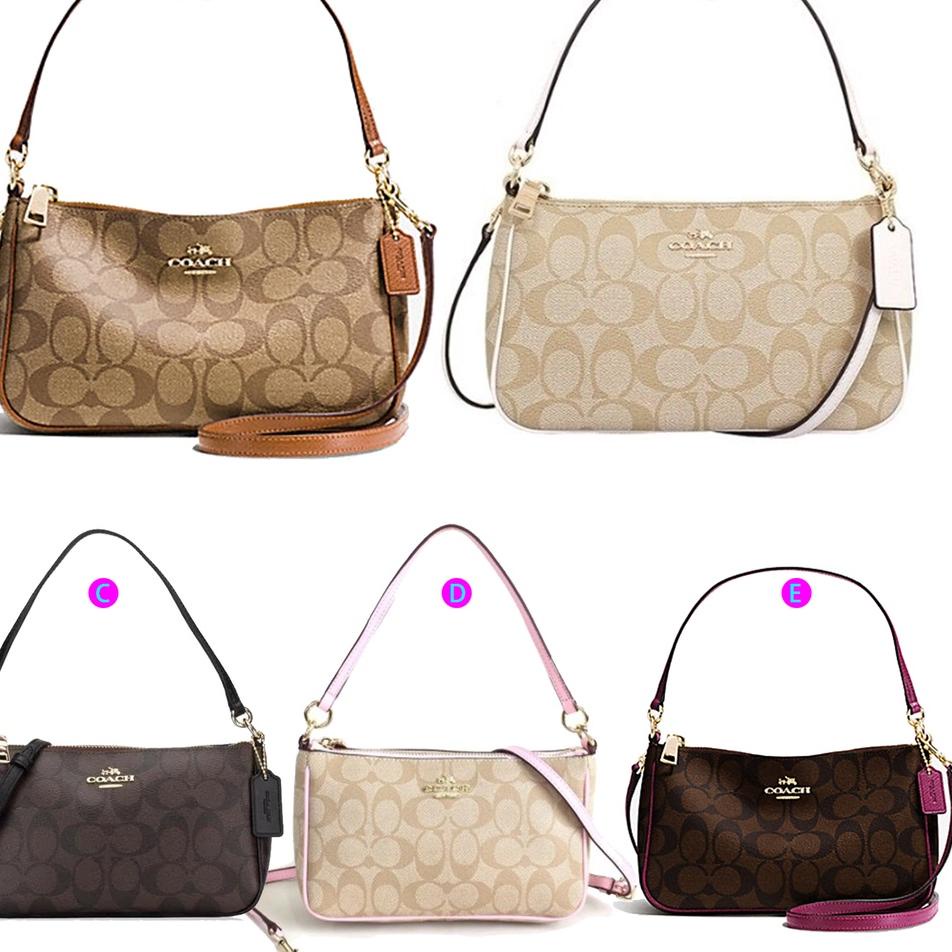 Tidak Diragukan.. 36674 coach Bahan Kanvas Wanita Tas Bahu Tas Messenger