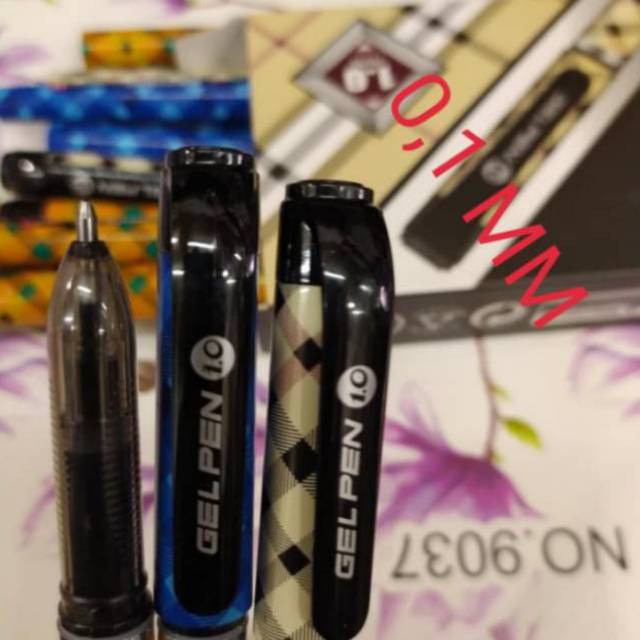 

PULPEN GEL ESCO ( 0,1 mm ) ISI 12 PCS .PENA BUAT TANDA TANGAN