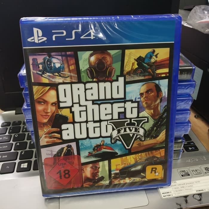 kaset ps4 GTA V / BD ps4 grand theft auto V 5 Original