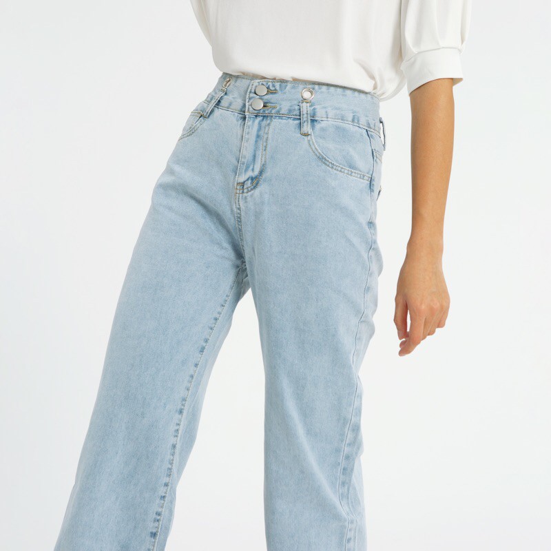 VIERLIN - Jeans 163 - KULOT JEANS HIGH WAIST