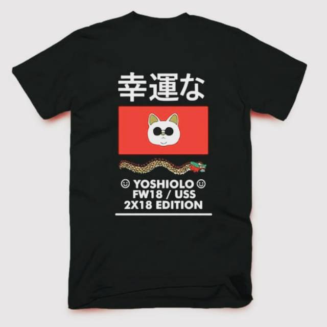 Kaos yoshiolo X lucky cat suply