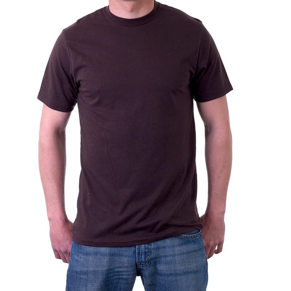 Shopee COD.. Kaos Polos Pria Bahan Polyester ௹