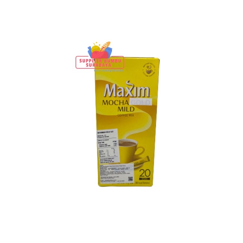 Maxim Coffee Instant Korea Sachet Cappucino Hazelnut Mocha Vanilla Latte BOX