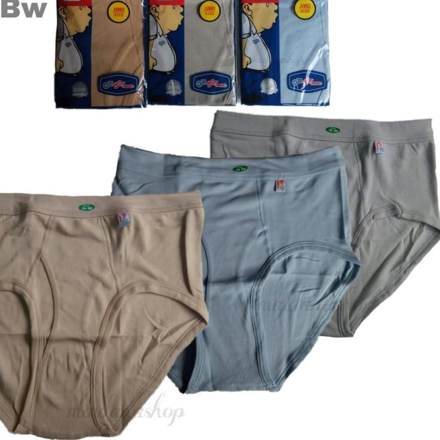 ✫ CD GT MAN JUMBO WARNA 704 BW CELANA DALAM PRIA ♔