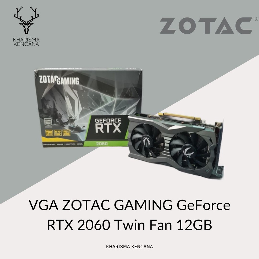 VGA ZOTAC GAMING GeForce RTX 2060 Twin Fan 12GB