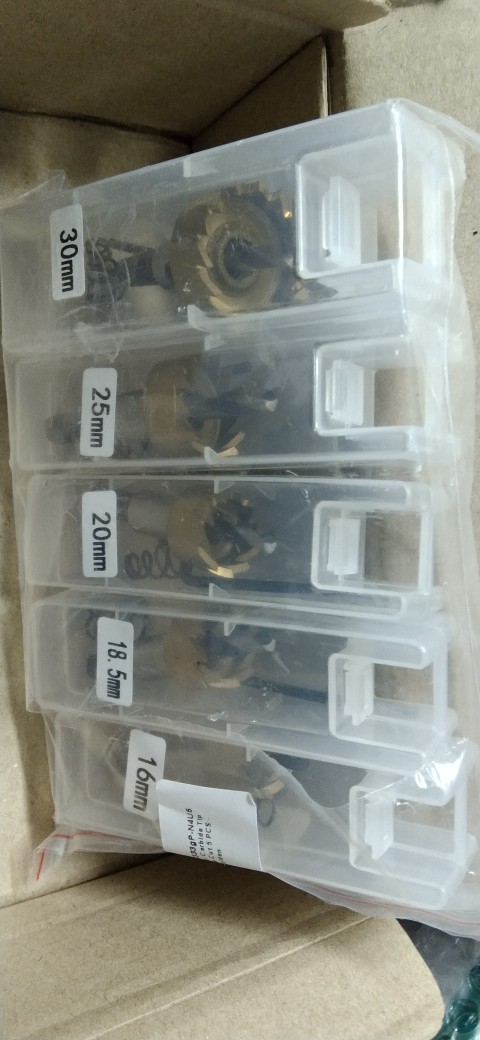 Mata Bor Carbide Tip Wood Metal Hole Cut 5 Pcs - Mata Bor