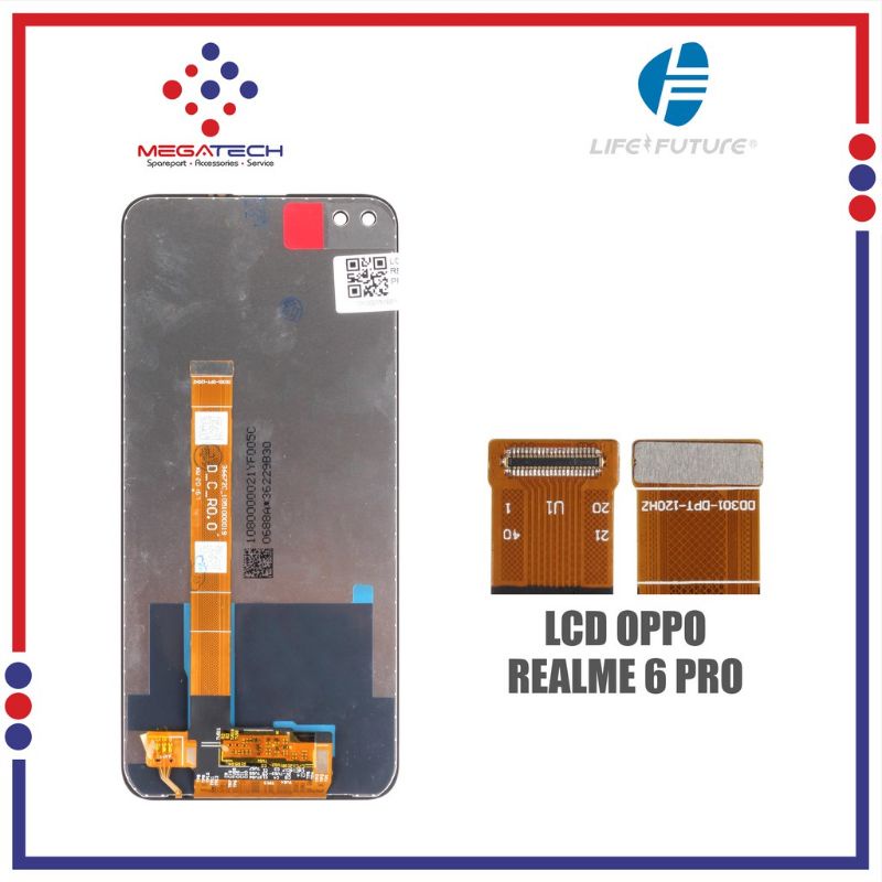 LCD TOUCHSCREEN REALME 6 PRO FULLSET ORIGINAL