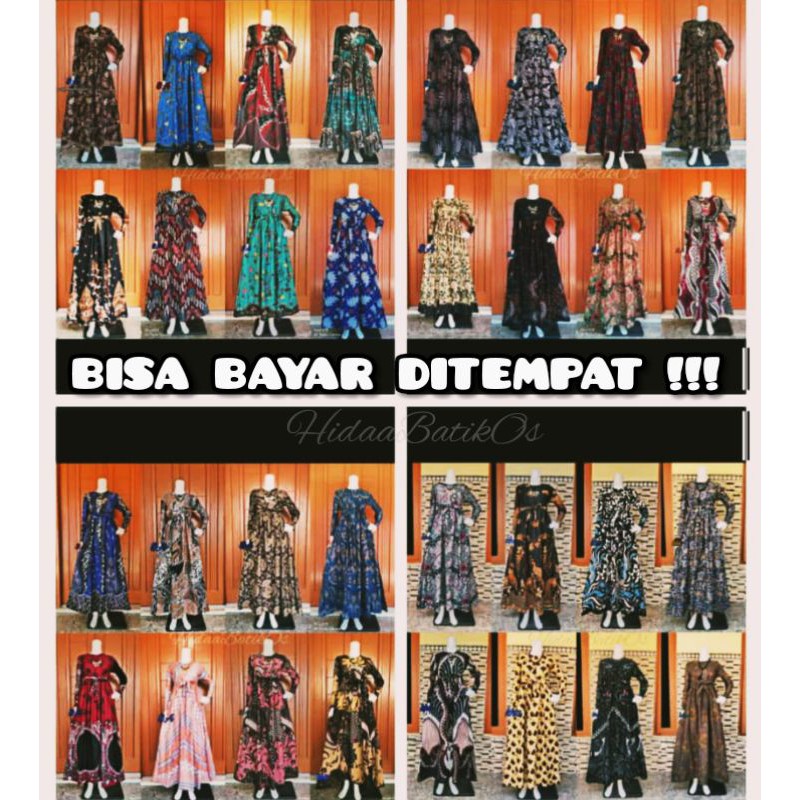 GAMIS TERBARU 2021 BUSUI BAHAN KATUN ADEM UKURAN STANDAR DAN JUMBO