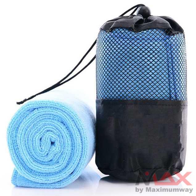 Handuk Microfiber Plus Tas Travel Anti Lembab 100x30cm anduk Mandi dewasa cepat kering Micro Fiber plus kantong gantung anti demek lembab bau Handuk Dewasa travel cepat kering Microfiber Quick Dry mandi import Microfiber Towels for Travel Sport Fast Dry