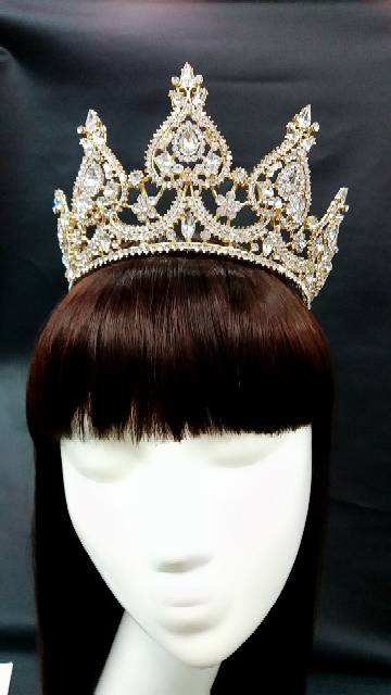 ( M1W ) Mahkota Tinggi Besar Tiara Wedding