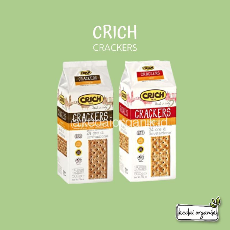 

Crich Crackers Integrali Whole Wheat / Crich Crackers Salted Whole Wheat