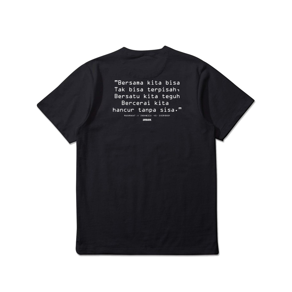 

Urbain Tshirt - Indonesia vs Everybody (Mukarakat) - Black