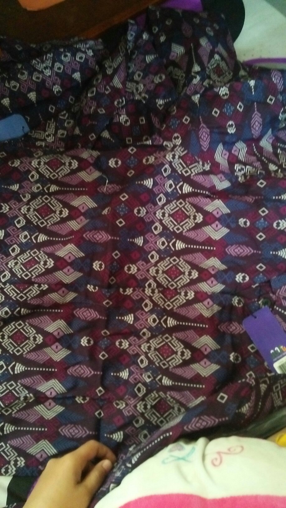 New Arrival Kemeja Batik Hitam Songket Lengan Panjang Pria Premium