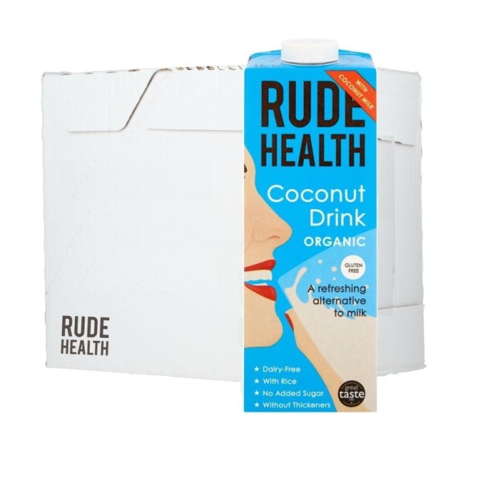 

Rude Health Organic Coconut Drink 6 X 1L