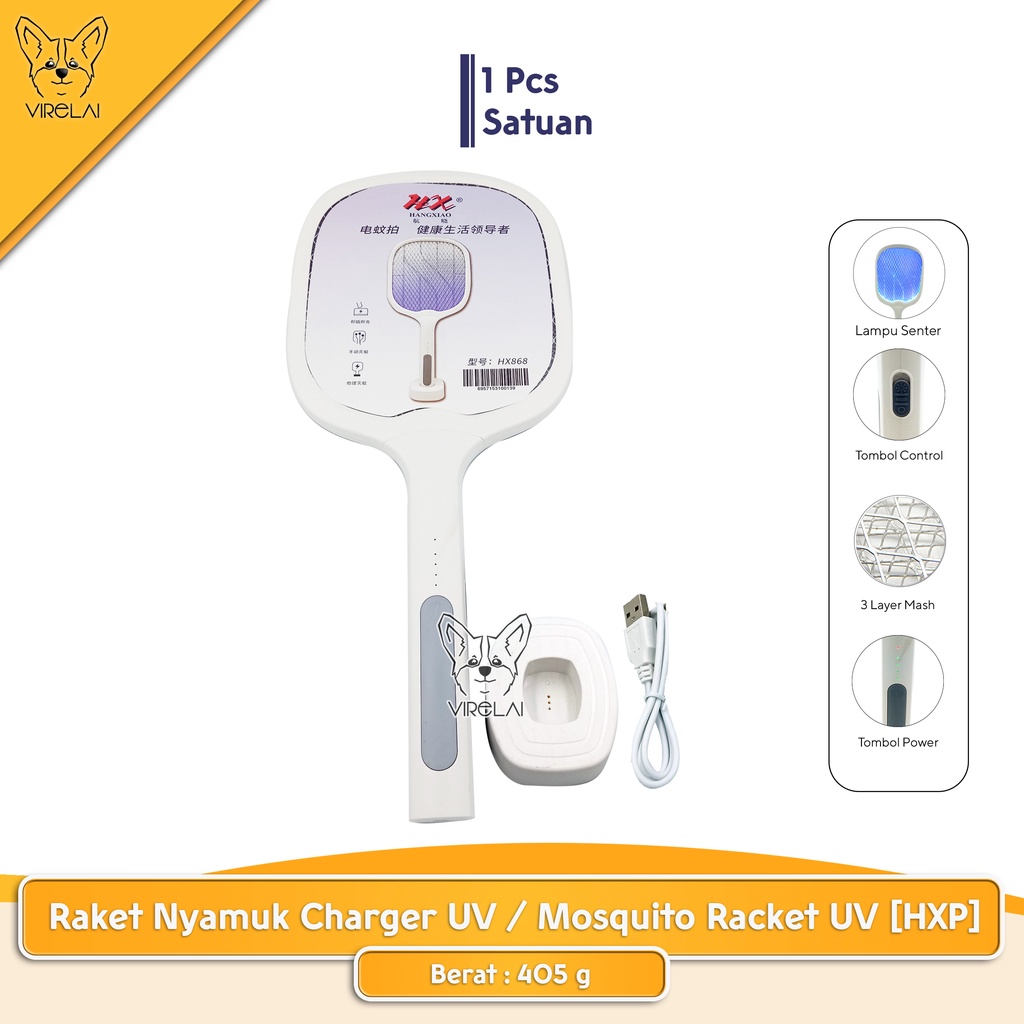 Raket Nyamuk Charger / Mosquito Racket [HXP]