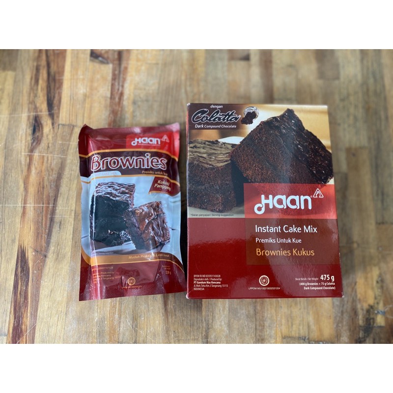 

Haan premiks brownies kukus/panggang