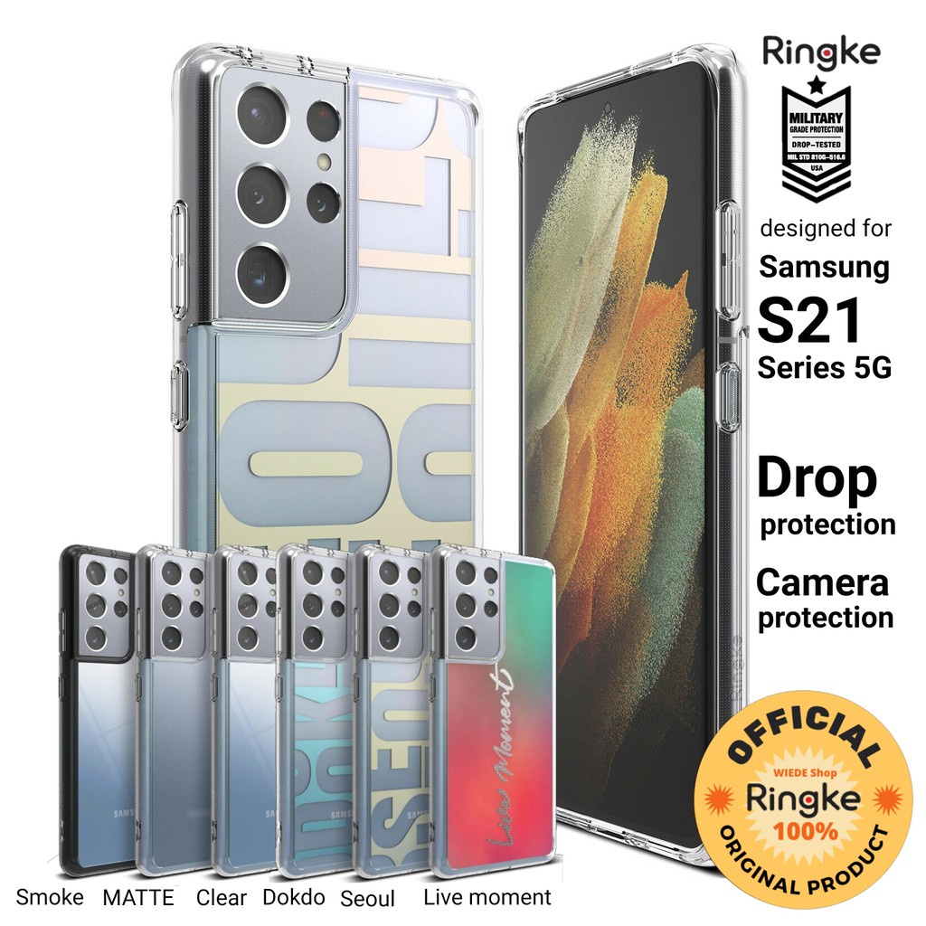 Case Samsung Galaxy S21 Ultra S21 Plus S21 5G RINGKE Fusion Anti Crack Casing ORIGINAL