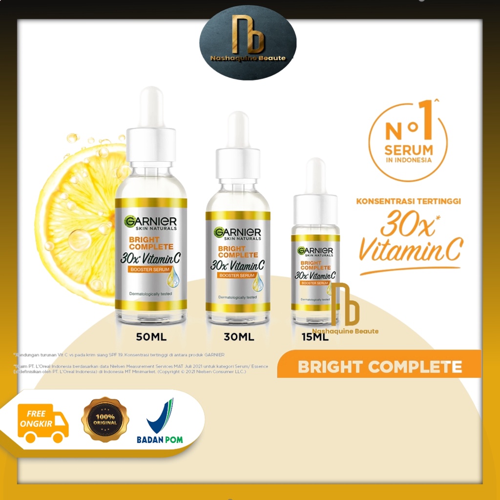 Garnier Bright Complete Vitamin C 30x Booster Serum Skin Care