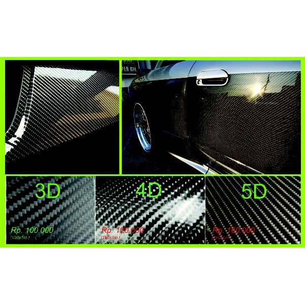 sticker/stiker carbon 5d