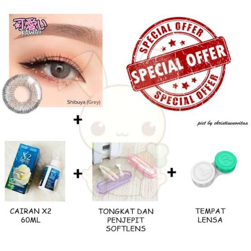 Aschosme PAKET SOFTLENS ~ SET SOFTLENS LENGKAP