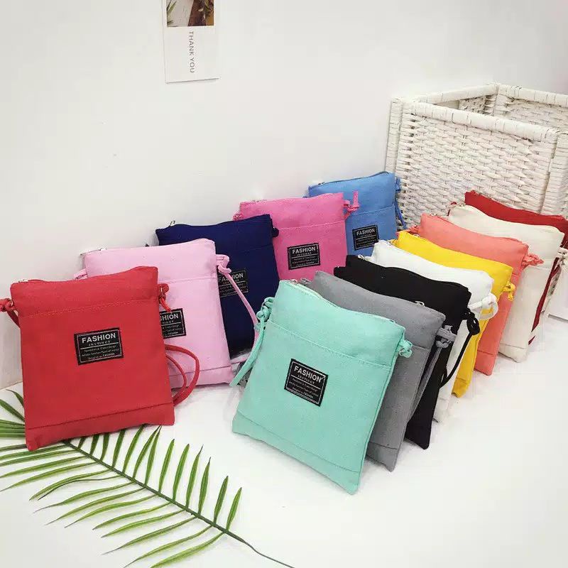 BGEMOY-TAS KANVAS MINI TOTE BAG TOTEBAG CUTE FASHION KEKINIAN TAS WANITA Tas Selempang