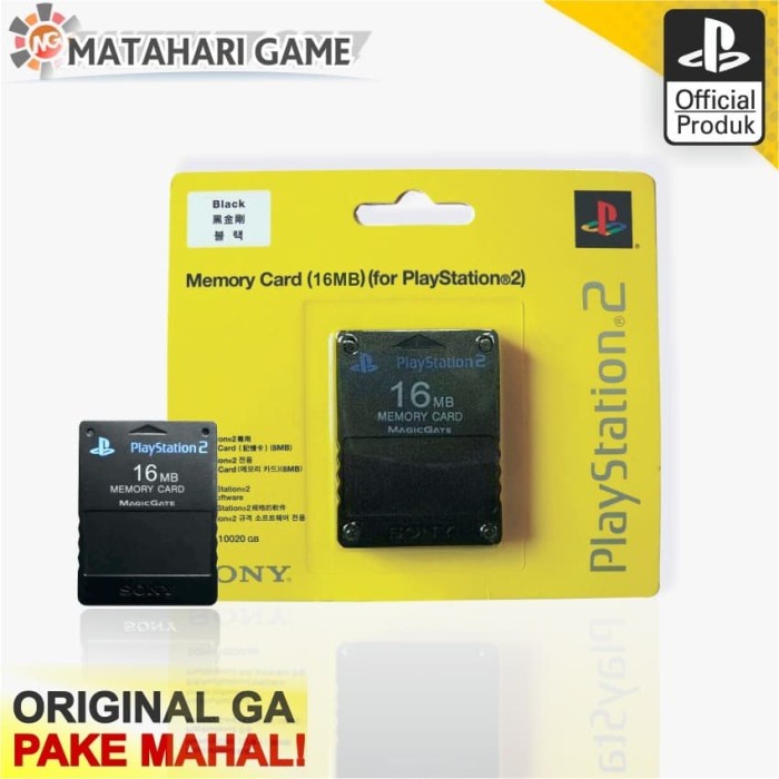 Sony Memory Card PS2 / MC PS2 / 16MB For Playstation 2 ORIGINAL Original original