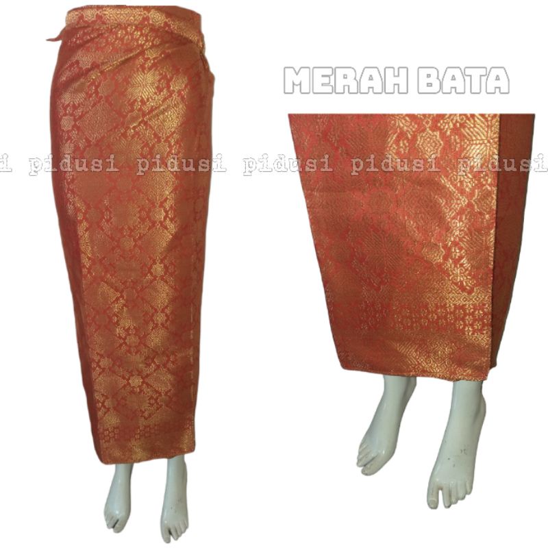 Rok songket lilit kecubung