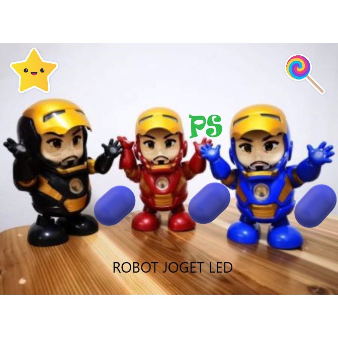ROBOT DANCE HERO MAINAN ANAK DANCE HERO IRON MAN