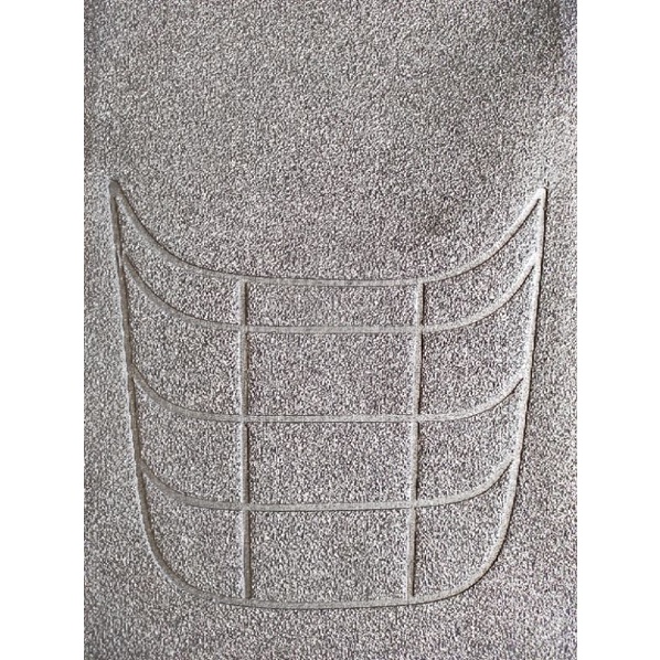 kulit sarung cover jok motor pasir amplas kasar motif pres timbul RX-KING