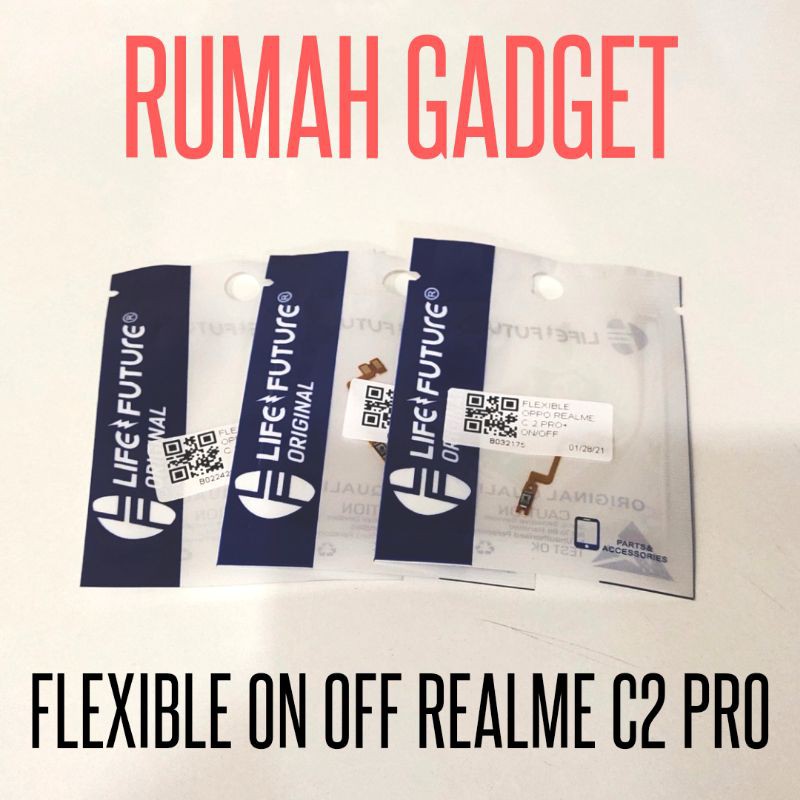 FLEXIBLE ON OFF REALME 5i/REALME 6i REALME 6 PRO REALME C2 PRO C11 C12  C2 PRO