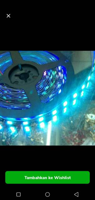 led ws2811 dc 24v 300led 1roll panjang 5meter lampu indor