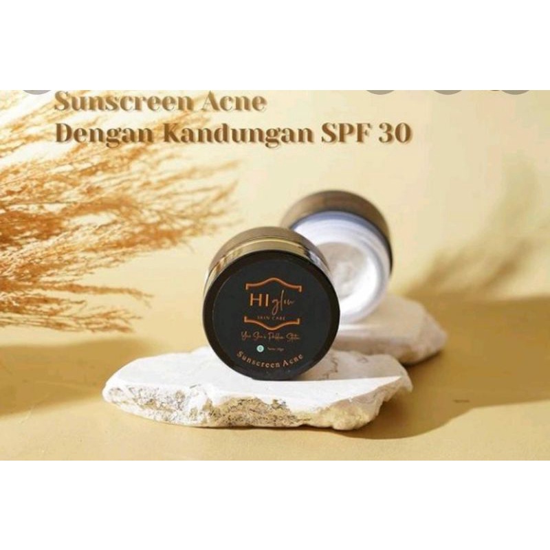 Sunscreen Acne Hi Glow Skincare