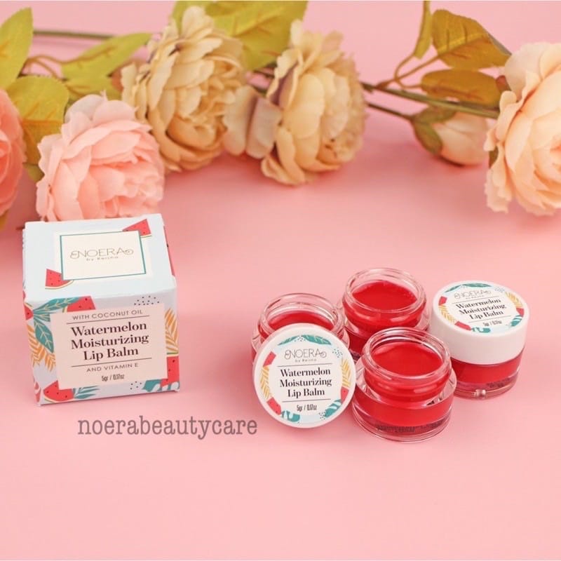 NOERA LIP BALM 5GR WATERMELON MOISTURIZING LIP BALM BIBIR OIL