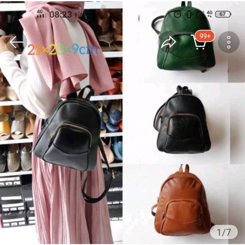 Tas gendong kulit asli wanita Garut