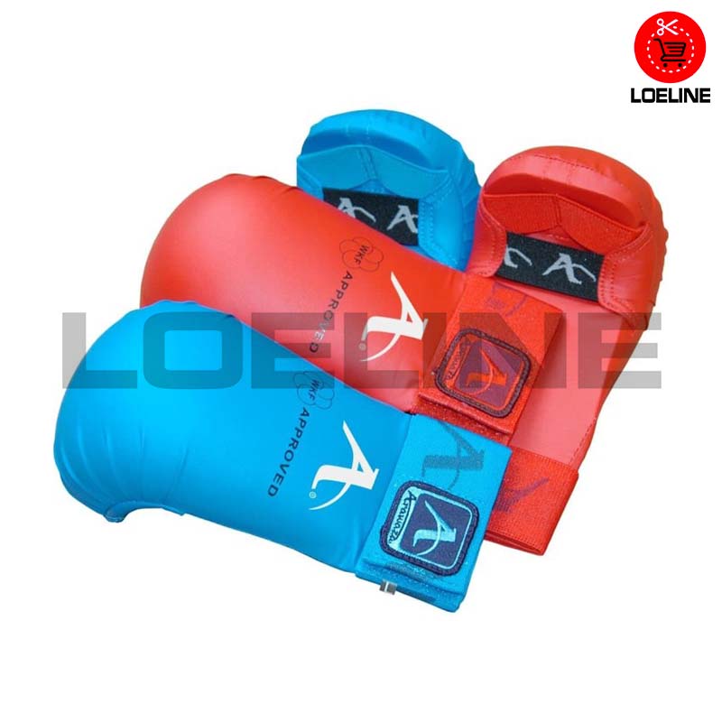 Sarung Tangan Karate PU Arawaza Hand Protector Gloves WKF Approved